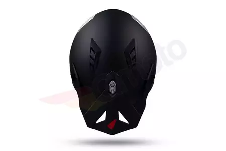 Jet Trial ATV UFO Shertan casco da moto con visiera nero opaco M-10