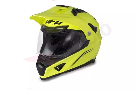 UFO Aries Tourer Geltonas Fluo XL Cross Enduro motociklininko šalmas - HE130DFLUXL