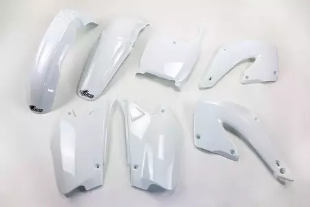 Комплект пластмаси UFO Honda CR 125 250 00-01 бял-1