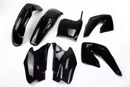 Set de material plastice UFO Honda CR 125 250 00-01 negru-1
