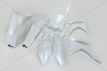 Set di plastiche UFO Honda CRF 250R 14-17 CRF 450 13-16 bianco-1