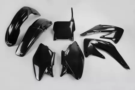 Set de material plastice UFO Honda CRF 450R 04 negru - HOKIT107001