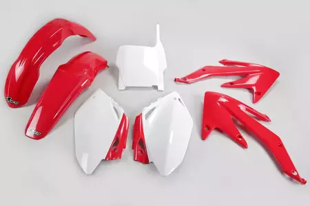 Verkleidungssatz Plastiksatz Verkleidung UFO Honda CRF 450R 05-06 rot weiß - HOKIT108999