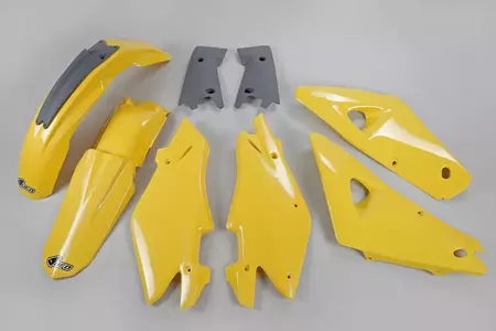 Kit plastique UFO couleur origine jaune/gris Husqvarna CR125/250 - HUKIT601999