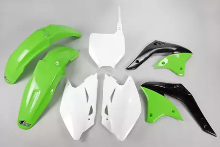 UFO plastmasas komplekts Kawasaki KXF 450 06 zaļš balts - KAKIT205999