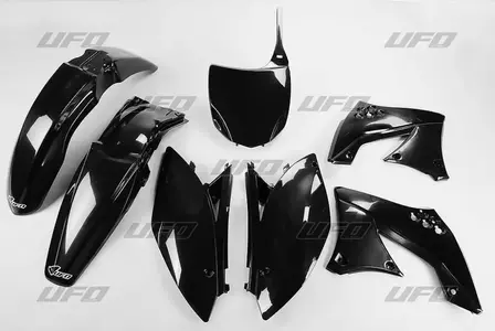 Set de materiale plastice UFO Kawasaki KXF 450 10-11 negru-1