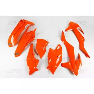 Conjunto de plástico UFO laranja fluo - KT518FFLU