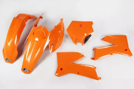 UFO plastikų rinkinys oranžinės spalvos-1