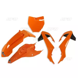 Conjunto de OVNIs de plástico cor de laranja - KT526E127