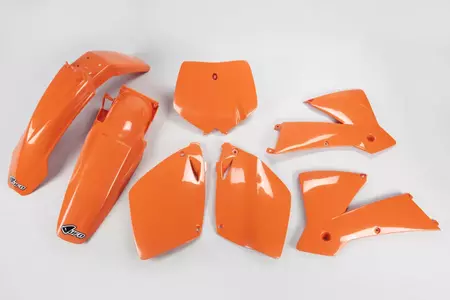 Conjunto de OVNIs de plástico cor de laranja - KTKIT501127