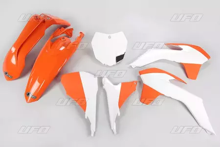 Conjunto de OVNIs de plástico laranja branco (muovinen karitsa) - KT515E999W