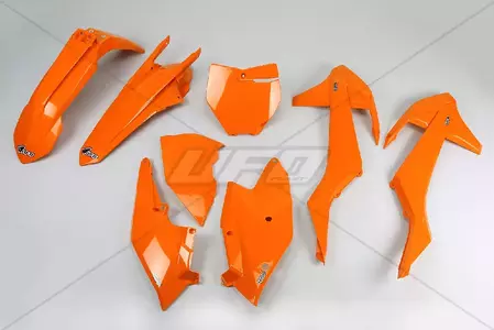 Conjunto de OVNIs de plástico cor de laranja-1