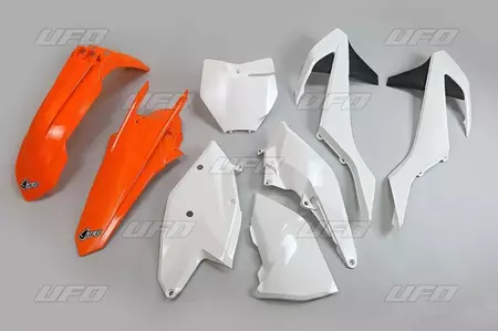 Conjunto de OVNIs de plástico laranja branco (muovinen karitsa) - KT517E999K