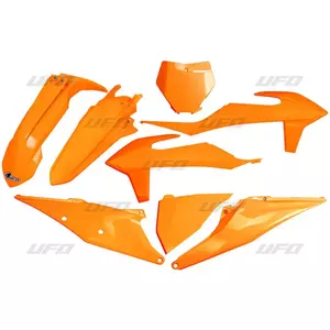 Conjunto de plástico UFO laranja fluo - KT522FFLU