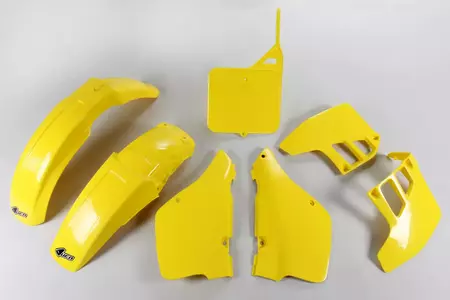 Set de materiale plastice UFO Suzuki RM 125 89-91 OEM - SUKIT399999