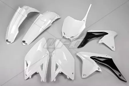 Jeu de plastiques UFO Suzuki RMZ 250 14-18 blanc - SU416E041