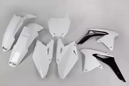 Komplet plastików UFO Suzuki RMZ 450 08-17 biały - SUKIT409041
