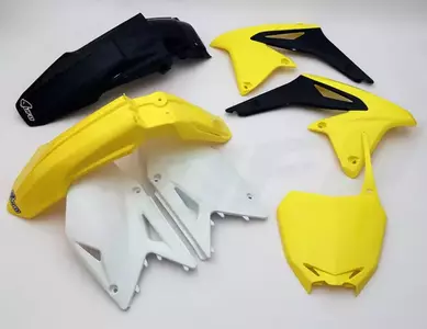 UFO plastikust komplekt Suzuki RMZ 450 13 OEM kollane valge must-1