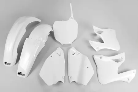 Komplet plastików UFO Yamaha YZ 125-250 00-01 biały - YAKIT300046