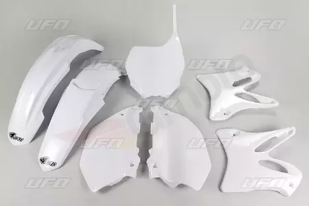 Komplet UFO plastike Yamaha YZ 125 250 06-12 bela - YA302E046