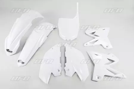 Sada plastů UFO Yamaha YZ 125 250 02-14 bílá Restyling-1
