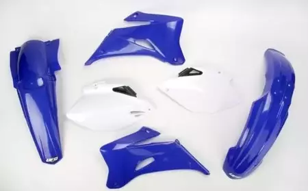 Uppsättning UFO-plast Yamaha YZ 85 13-14 OEM blå vit-1