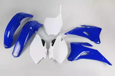 Set de materiale plastice UFO Yamaha YZF 250 06-09 YZF 450 06-09 OEM albastru alb - YAKIT305999