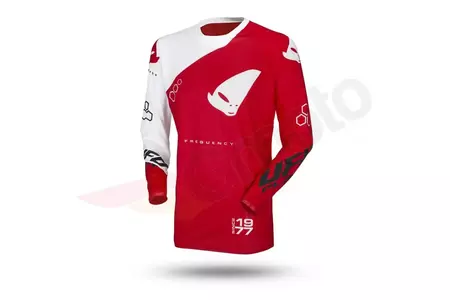 UFO Frequency cross enduro sweatshirt Slim rood wit S - MG04468BS