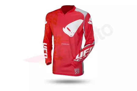 Sweat-shirt UFO Indium cross enduro rouge XL - MG04470BFLUXL