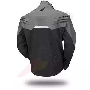 Motoristična enduro jakna UFO siva črna XXL-2