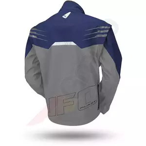 UFO Taiga giacca moto enduro blu grigio L-2