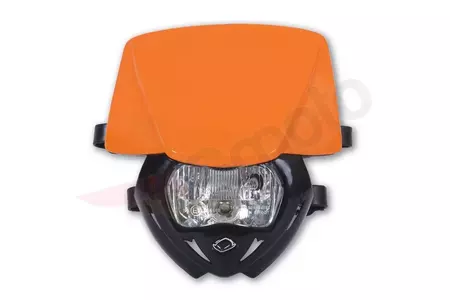 UFO Panther Dual prednja svjetiljka, homologacija, crna, narančasta - PF01709F001