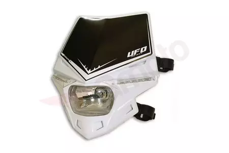 Scheinwerfer mit Lampenmaske vorne UFO Stealth Homologation weiß-1