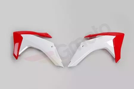 Honda CRF 230 15-22 OEM бели червени капачки на радиатора UFO - HO04675999