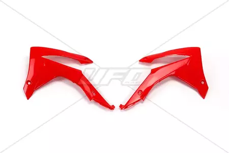 Osłony chłodnicy UFO Honda CRF 250R 14-17 CRF 450R 13-16 czerwone - HO04657070