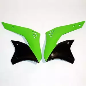 UFO maske hladnjaka Kawasaki KXF 250 07 zeleno crne - KA03783026