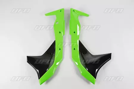 Ouïes de radiateur UFO couleur origine 2017 vert/noir Kawasaki KX250F - KA04747999