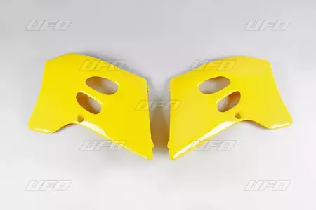 Ouïes de radiateur UFO jaune Suzuki RM125/250 - SU02934101