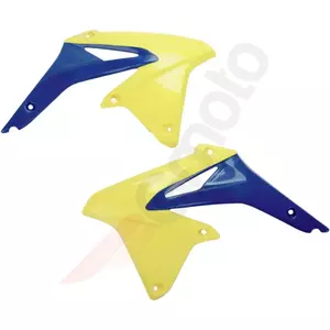 Bouchons de radiateur UFO Suzuki RMZ 450 08-17 jaune bleu - SU04917102