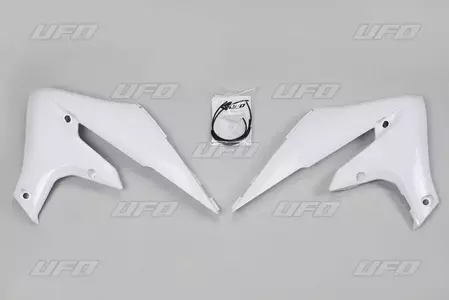 Kühlerabdeckung Kühlerverkleidung UFO Yamaha YZF 450 18 weiß - YA04858046
