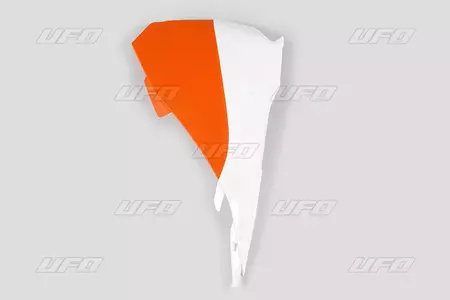 Kryty airboxu UFO box vzduchového filtru 1 ks levý OEM bílý oranžový - KT04043999W