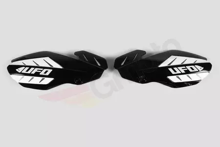 Osłony rąk handbary UFO Flame Suzuki RMZ 250 450 12-17 czarne białe  - SU04937001