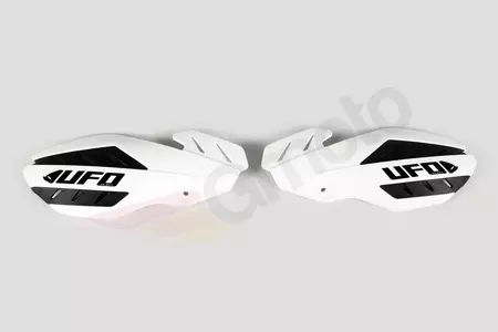 Osłony rąk handbary UFO Flame Yamaha YZ 125 250 14-17 białe czarne  - YA04852041