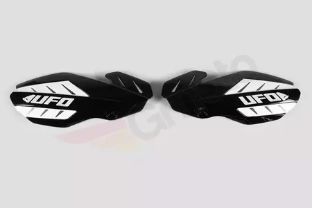 Štitnici za ruke ručke UFO Flame Yamaha YZ 125 250 14-17 crna bijela - YA04852001
