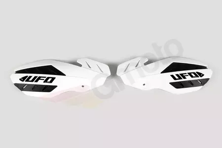 Protectores de mão UFO Flame Yamaha YZF 250 450 14-17 branco preto - YA04853041