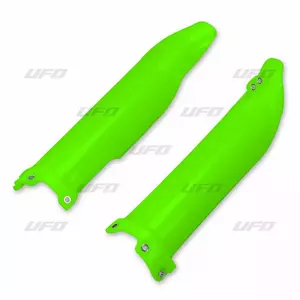 Καλύμματα μπροστινών αμορτισέρ UFO Kawasaki KXF 250 09-20 KXF 450 09-20 Fluo πράσινο - KA04701AFLU