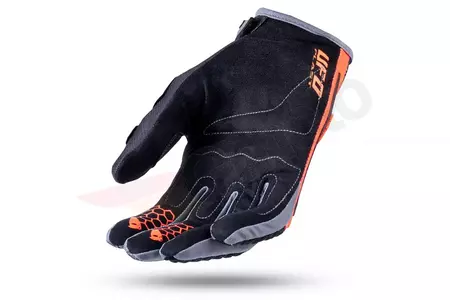 Motocyklové rukavice UFO Blaze black orange XL-2