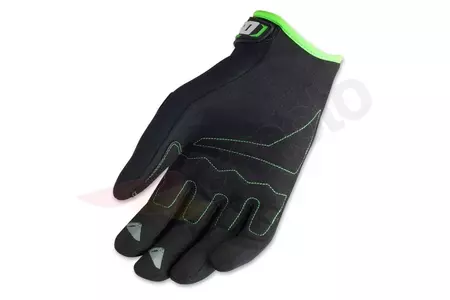 Γάντια μοτοσικλέτας cross enduro UFO Neoprene φθινόπωρο/χειμώνας μαύρο πράσινο Fluo XL-2