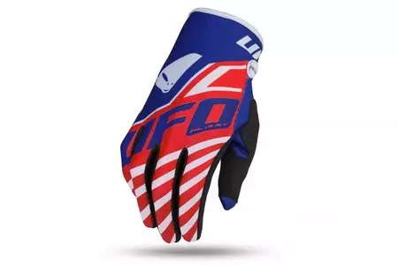 UFO Vanadium Kid Junior γάντια cross enduro μοτοσικλέτας κόκκινο μπλε XL - GU04479BXL