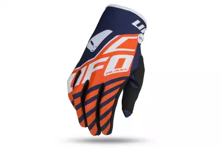 UFO Vanadium Kid Junior γάντια cross enduro μοτοσικλέτας πορτοκαλί φλούο L - GU04479FFLUL